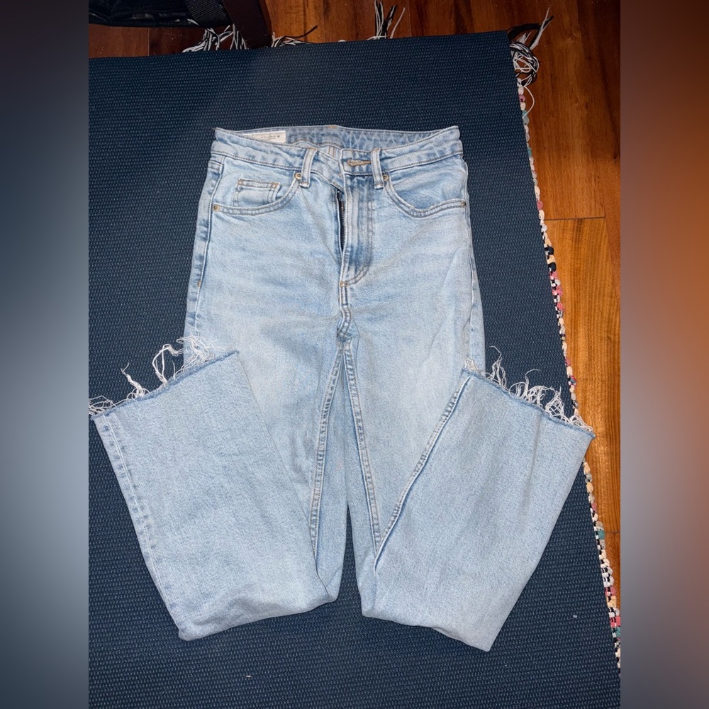 Zara cropped jeans